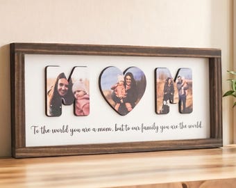 Personalized Mom Photo Gifts For Wife From Husband, Mom Birthday Gifts, Mother's Day Gifts For Mom From Daughter Son Y47