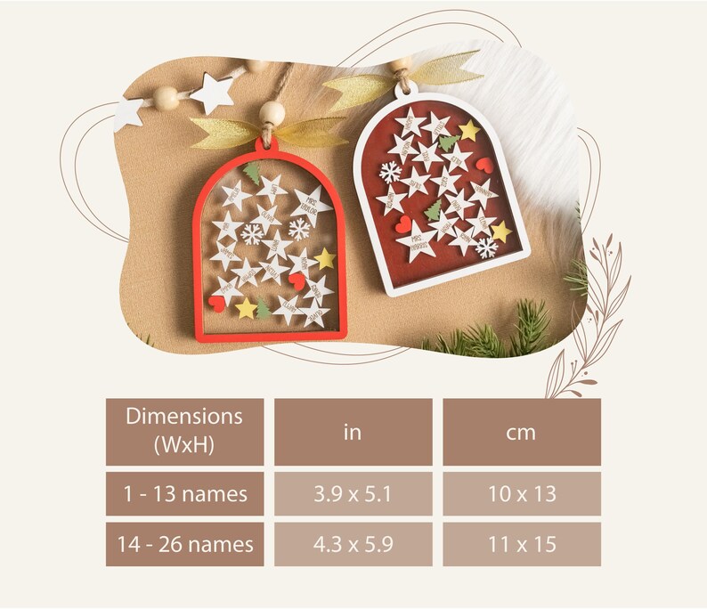 Teacher Ornament, Class List Ornament, Teacher Gift, Teacher Christmas