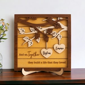 Custom Sign, Valentine Sign, Couples Gift, Love Quote Sign, Valentine Gift, Couple Name Sign, Gift For Her, Wooden Sign E26