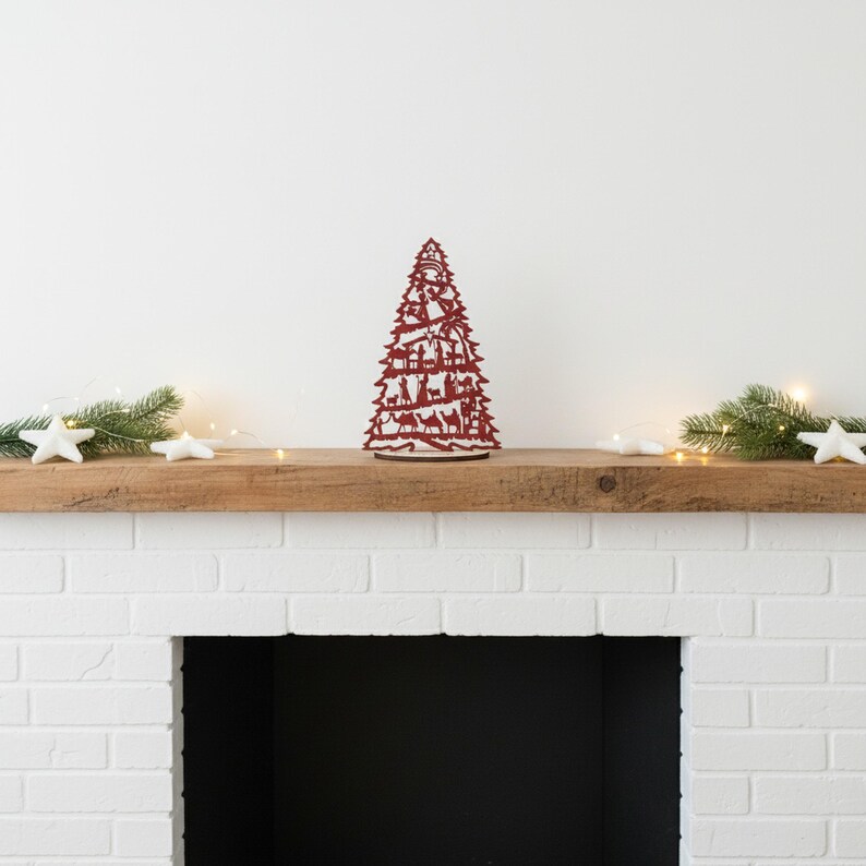 Nativity Christmas Tree, Christmas Decor, Nativity Art, Christmas Gifts, Wooden Nativity, Christmas Art, Nativity Scenes, Rustic Xmas R53 image 11