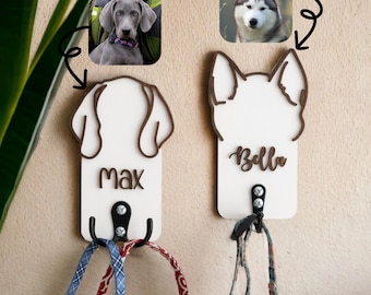 Personalized Dog Leash Holder For Organizing Pet Accessories R45
