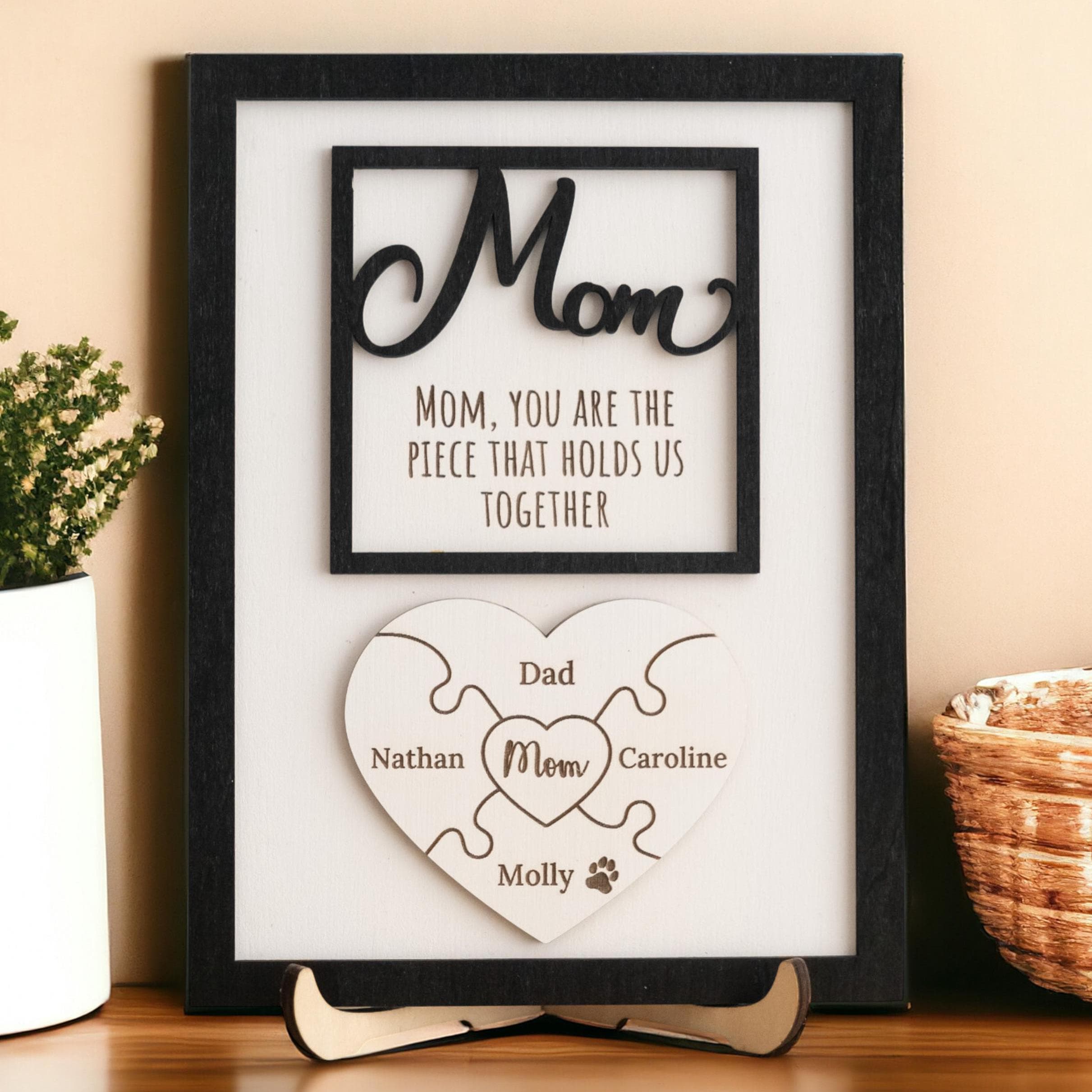 Maverick Mom廃盤1stEP「ENERGY」サイン入り Mom Puzzle Signs, Mum Birthday Gift, Custom Mom Sign, Personalized