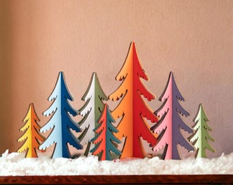 Wooden Christmas Trees, Christmas Accents, Wooden Christmas, Table Decor, Handmade Tree, Wood Christmas Tree, Wooden Decor R91