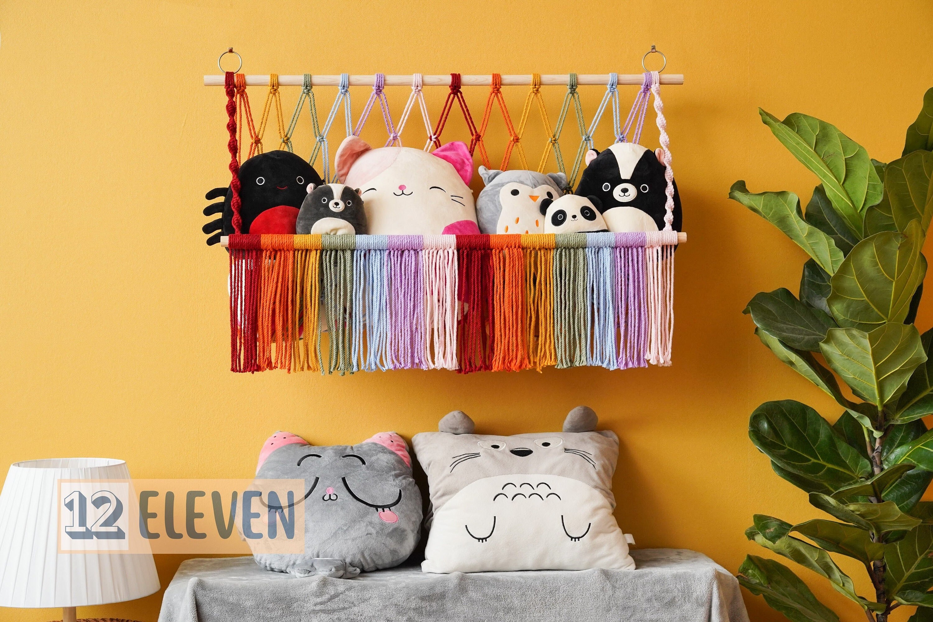 Using A Hanging Door Organizer For Stuffed Animal Storage - Small