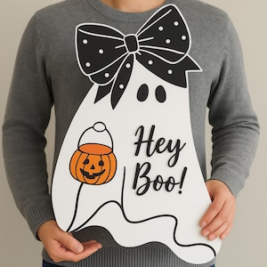 Houten spookdeurhanger &#39;Boo Y&#39;all&#39; - schattig welkomstbord voor halloween-veranda D05