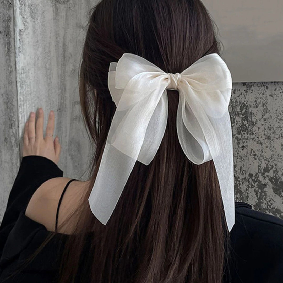Cute Bow Hair Clip/vintage Black Hair Clip/french Bow Hair Etsy
