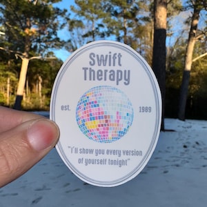 Swift Therapy Sticker | mirrorball | I’ll show you every version of yourself | Kindle Sticker