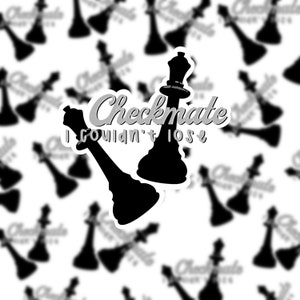 Mastermind Sticker | Chess Piece Sticker | Kindle Sticker