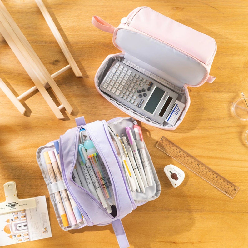 Pencil Case Large Pencil Case Cute Pencil Case Back to Etsy UK