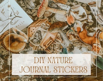DIY nature stickers - 125 pack