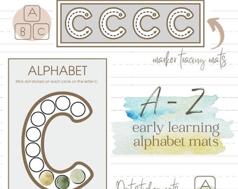 A-z early learning trace mats