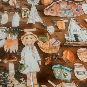 DIY STICKER or small world play -  homesteading & sustainable living over 120+