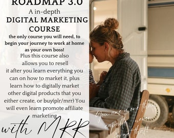 Roadmap 3.0 course - with MRR ( commercial use) start an online business today