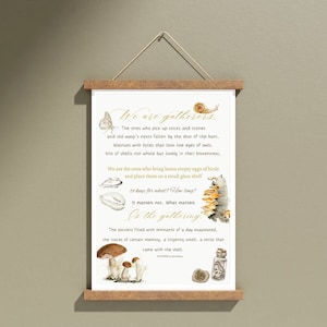 Nature school posters - CURIO - reggio inspired - nature lover