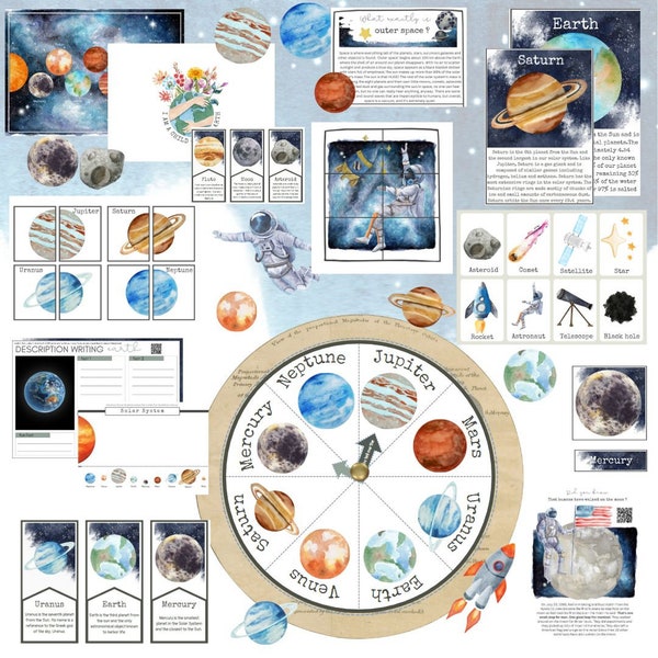 UNITÉ PLANÈTE | cartes mémoire | activités et feuilles de travail