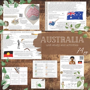 Australian unit learning printable pack - 74page