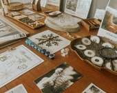 Reggio inspired WINTER provocation morning basket pack