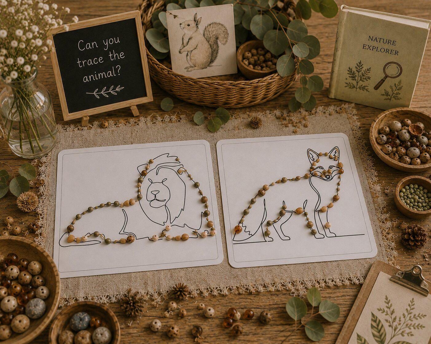 Reggio Pattern Activity Animals and Their Pattern Flashcards -REGGIO INSPIRED - Etsy Australia