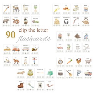 Pu&ograve; includere: Un set di 90 flashcard colorate con illustrazioni ad acquerello di vari oggetti, animali e articoli. Ogni carta presenta una parola e un'immagine corrispondente. Le carte sono progettate per aiutare i bambini ad imparare nuove parole e migliorare il loro vocabolario.