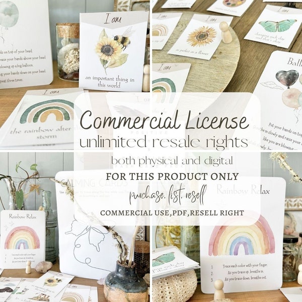 commercial license| kids flashcards |resale rights, natural learning,homeschool