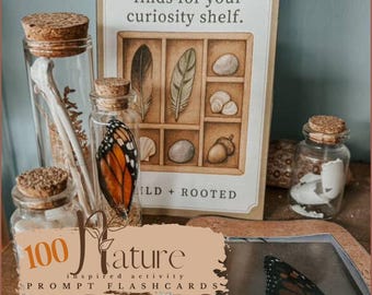 100 nature inspired ACTIVITY PROMPT flashcards