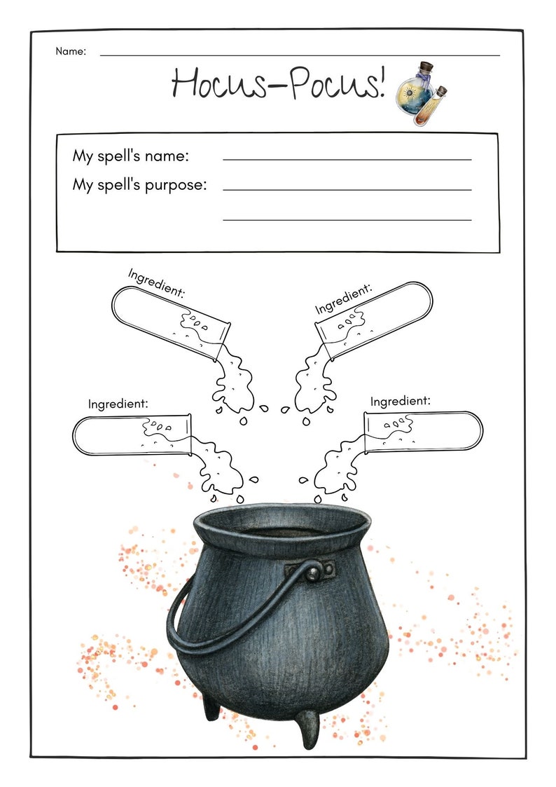 Halloween Worksheet and Activity Pack - Etsy