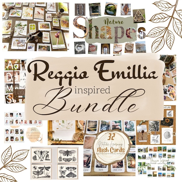 Reggio inspired MEGA BUNDLE - nature classroom / homeschool starter pack