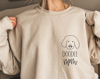 Doodle Mum Mom Mama, Doodle Mum Jumper, Dog Mom Sweatshirt, Dog Mama Sweater, Dog Mum Gift