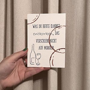 Map Wine (Als je vandaag kunt ontkurken, stel het dan niet uit tot morgen)