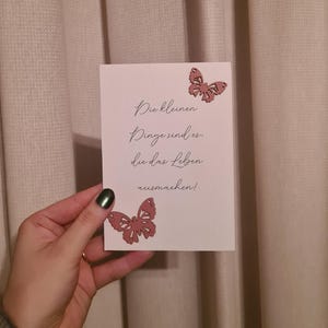 Karte (Die kleinen Dinge sind es, die das Leben ausmachen)