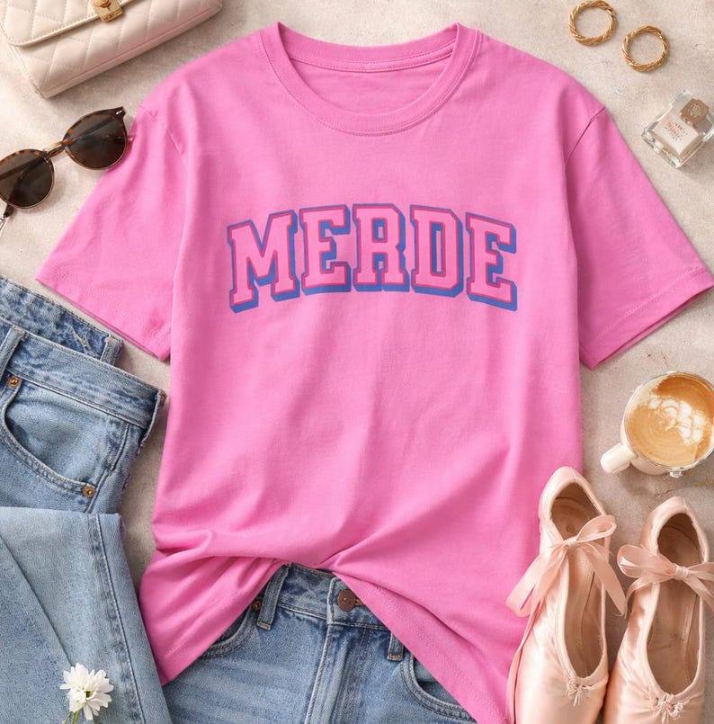 Merde Ballet MERDE Ballet Shirt | Dance Girl Tee | Balletcore T-shirt | off Duty ...