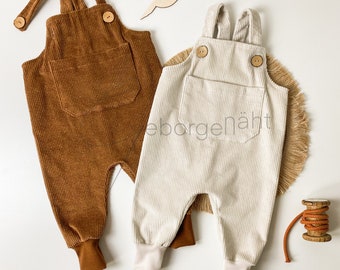 Hose aus Cord Latzhose Cordhose Kinderhose Babyhose schick Baby Kind Outfit
