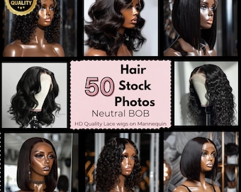 50 stockfoto's bob-pruik: Black Hair Business Marketing (Directe toegang)
