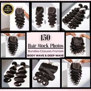 Fotos de stock de Hair Business: Texturas de ondas corporales y profundas (150 imágenes) (Descarga digital)