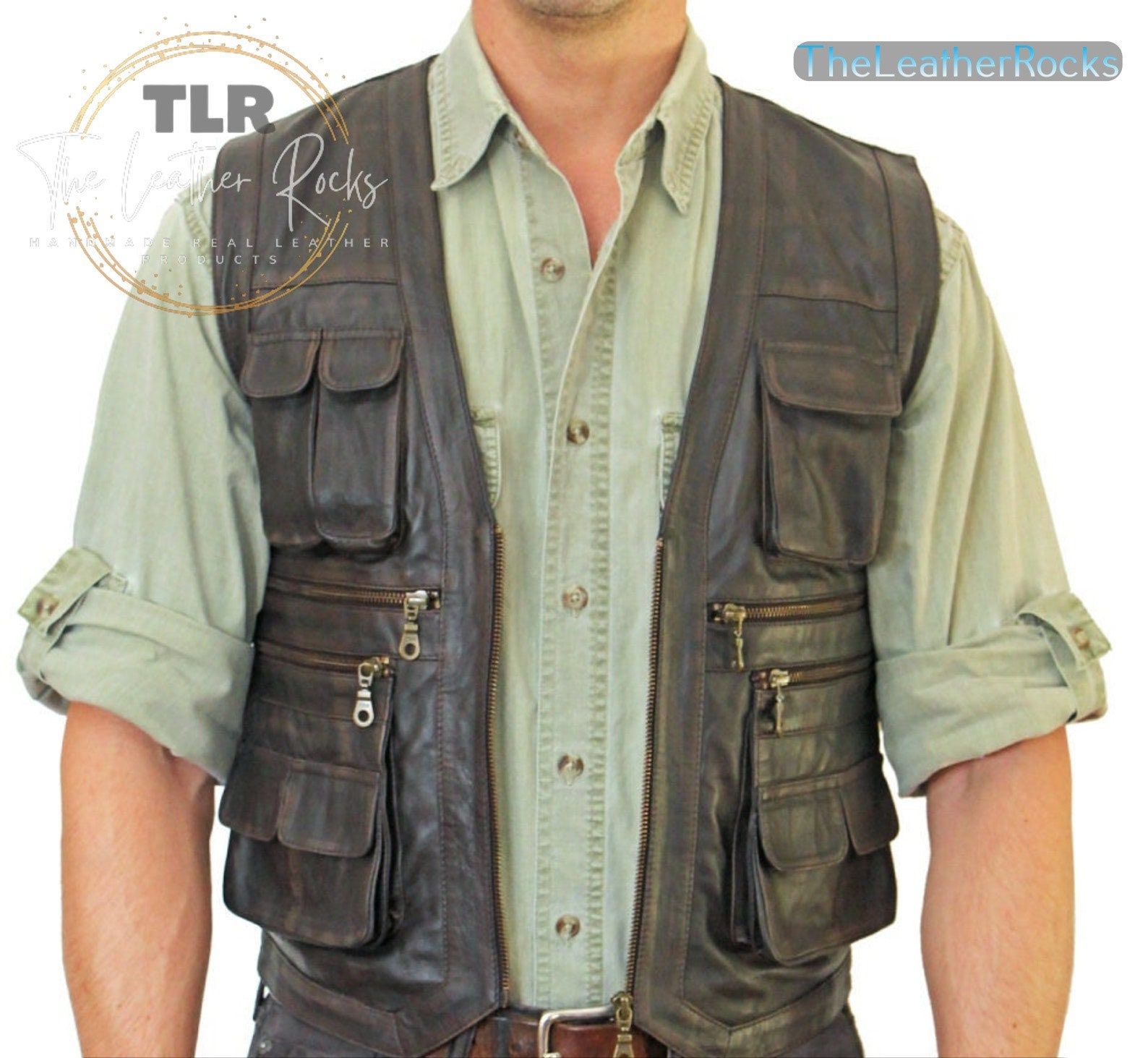 Safari Vest Men - Etsy
