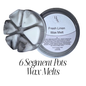 Highly Fragranced Wax Melt Pot – 6 Segment Snap Pot – Long Lasting Home Fragrance – 40g