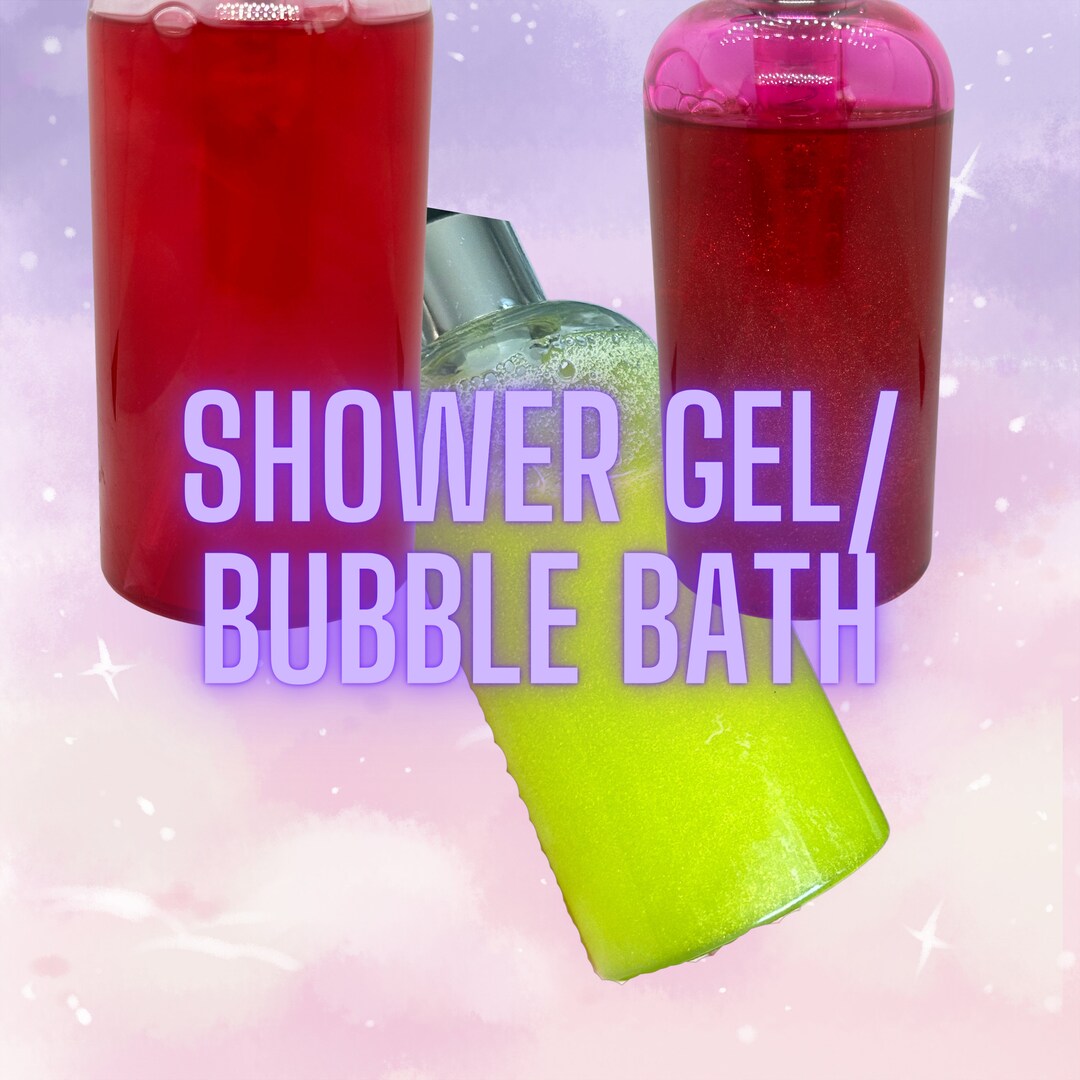 Shower Gel Bubble Bath Hand Wash 3 in 1 Colourful Vegan Friendly Soap