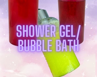 Shower Gel | Bubble Bath | Hand Wash | 3 In 1 | Colourful | Vegan Friendly | Soap | Handmade |