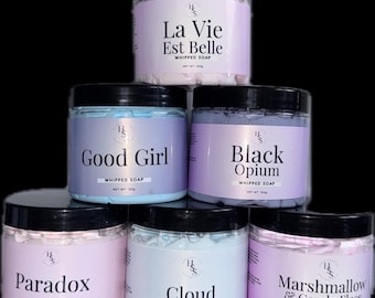 Whipped Soap  – Moisturising Body Wash & Shaving Soap  – Strong Scent