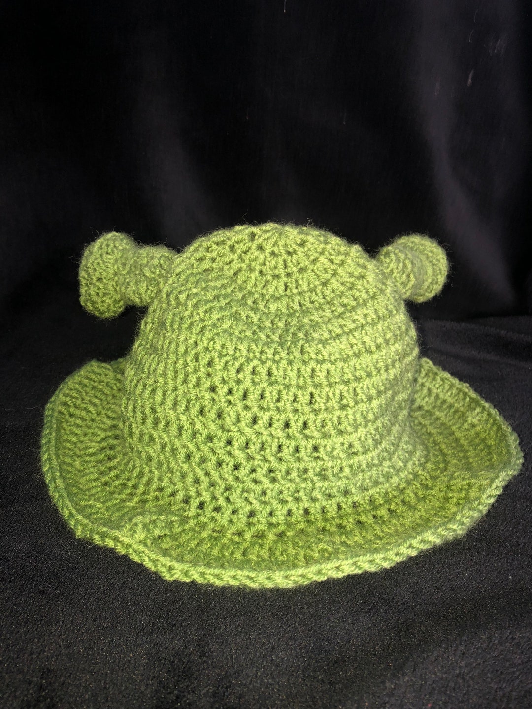 Crochet Bucket Hat Shrek Bucket Hat Etsy