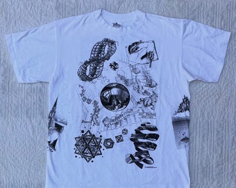90s Mc Escher Tees - Etsy
