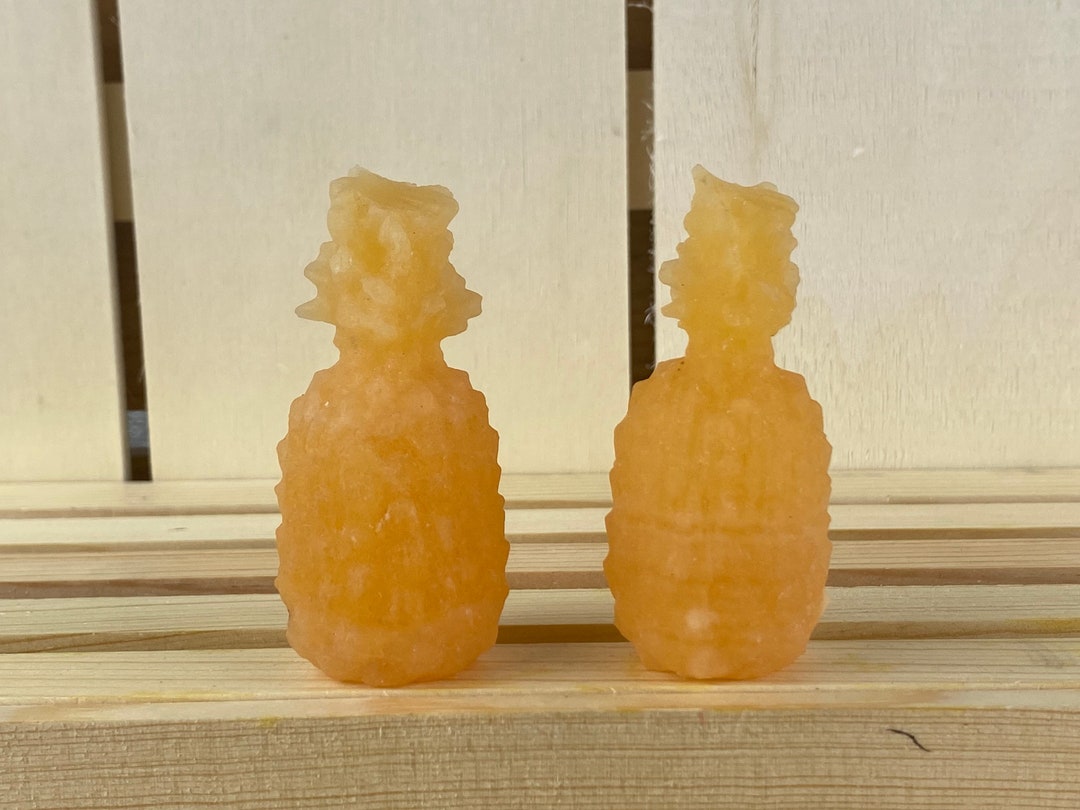 Yellow Calcite Pineapple Etsy