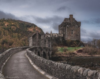 Eilean Donan Castle Digital Print Scottish Photography Wall Decoration Digital Download Landscape Art Printable Wall Art Deco Poster