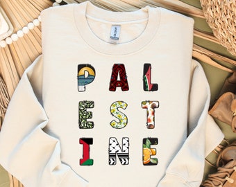 Palestine Map PNG: Tshirt & Sweatshirt Sublimation (Digital Download)
