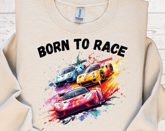 Colorful Racing Cars PNG: Kids Race Car Clipart (Digital Download)