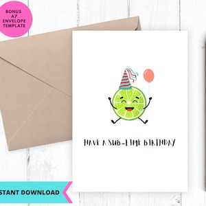 Carte d'anniversaire imprimable, avoir une carte de joyeux anniversaire sublime, carte de voeux, imprimable, numérique, téléchargement