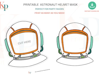 Printable Space Astronaut Helmet Mask Birthday Party Galaxy Favor Astronaut  Planets Kids Party Mask, Astronaut Party Favors, Digital 001 - Etsy