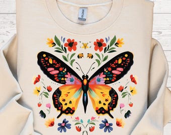 Cinco de Mayo Butterfly PNG: Mexican Fiesta Clipart (Digital Download)