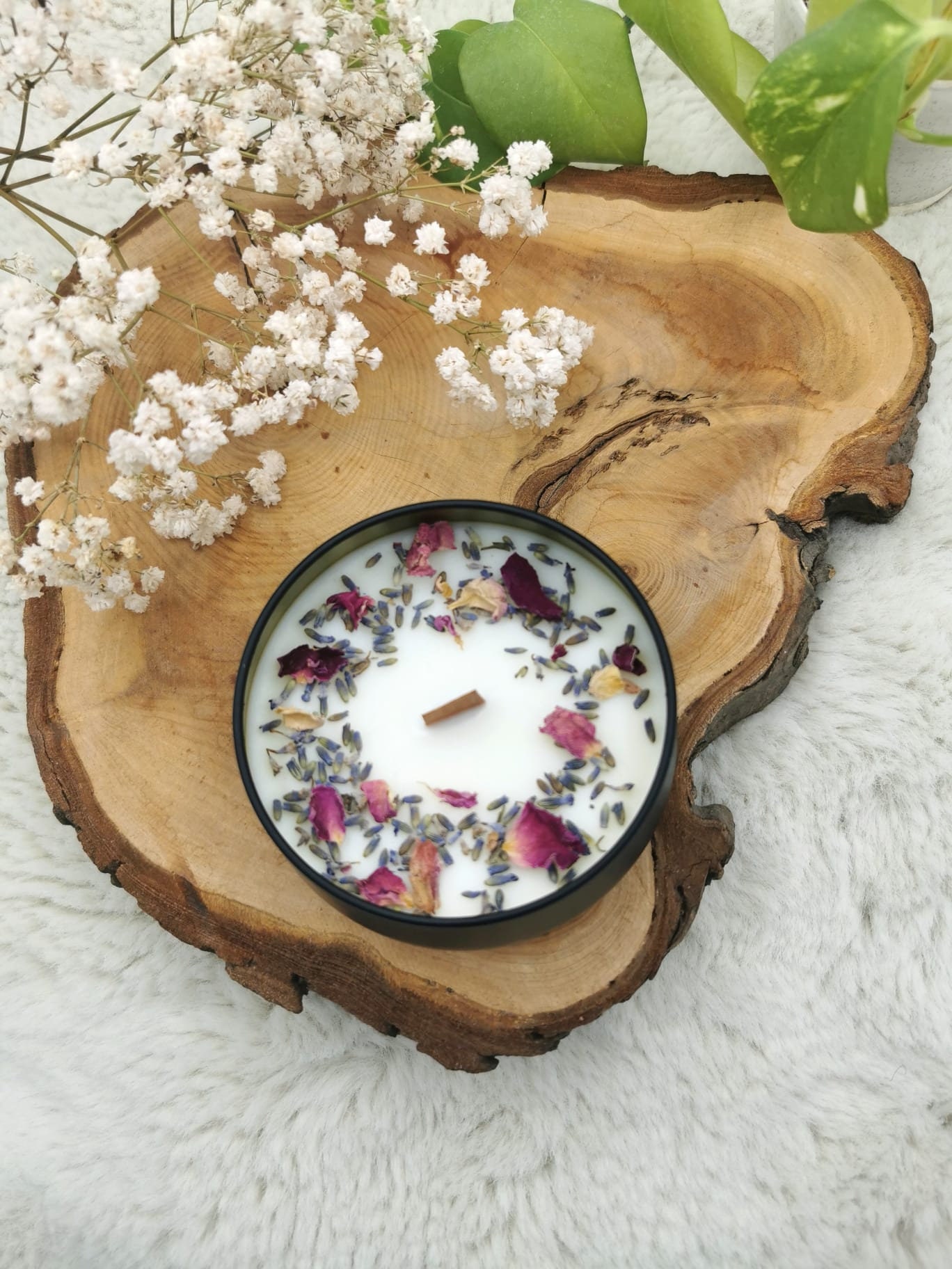 COYMOS Dried Flowers and Herbs 100% Natural Dry Flowers for Candle