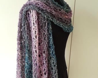 Waterlilies - Crocheted Wrap